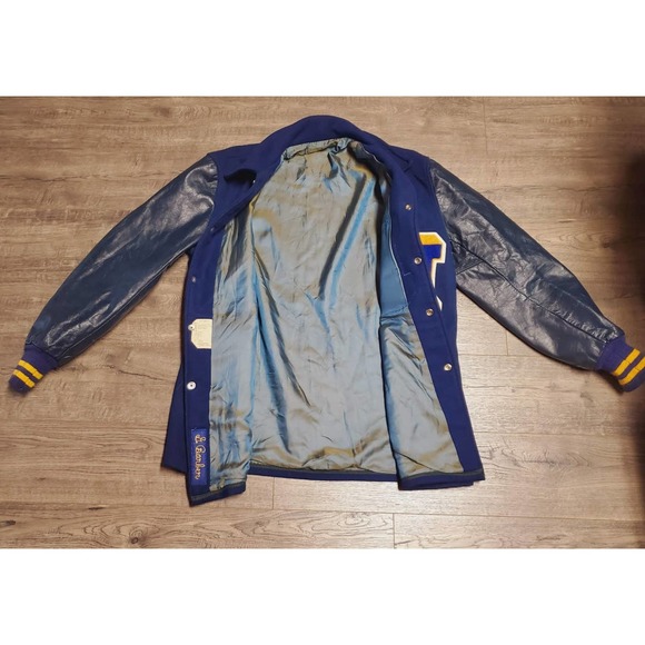 Vintage 50s University of Michigan Wolverines Football Varsity Letterman Jacket - Picture 4 of 9